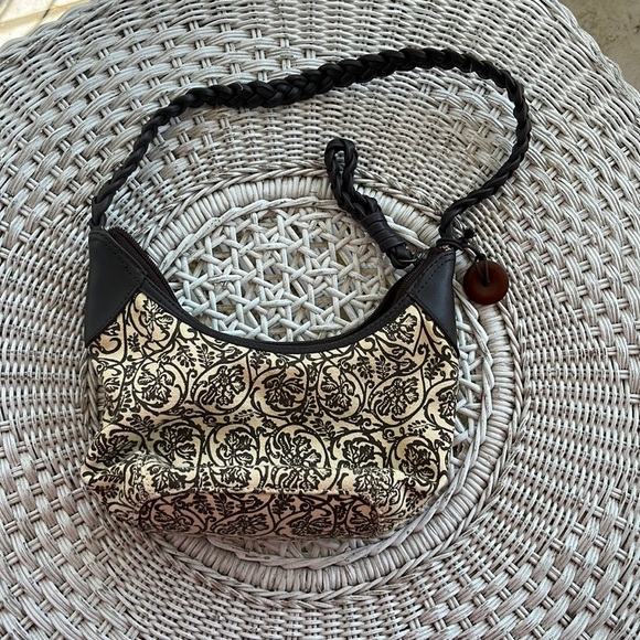 Sak bag in brown and cream - Picture 1 of 4